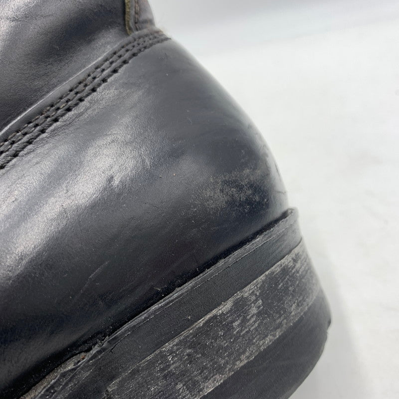 【現状渡し品】【メンズ】 UNKNOWN LACE UP BOOTS VINTAGE レースアップブーツ 靴 ロングブーツ ヴィンテージ 164-260606-ko-07-tei サイズ：8H カラー：ブラック 万代Net店