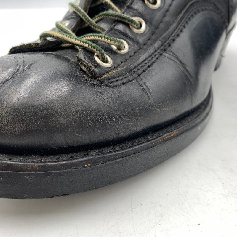 【現状渡し品】【メンズ】 UNKNOWN LACE UP BOOTS VINTAGE レースアップブーツ 靴 ロングブーツ ヴィンテージ 164-260606-ko-07-tei サイズ：8H カラー：ブラック 万代Net店