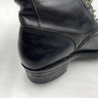 【現状渡し品】【メンズ】 UNKNOWN LACE UP BOOTS VINTAGE レースアップブーツ 靴 ロングブーツ ヴィンテージ 164-260606-ko-07-tei サイズ：8H カラー：ブラック 万代Net店