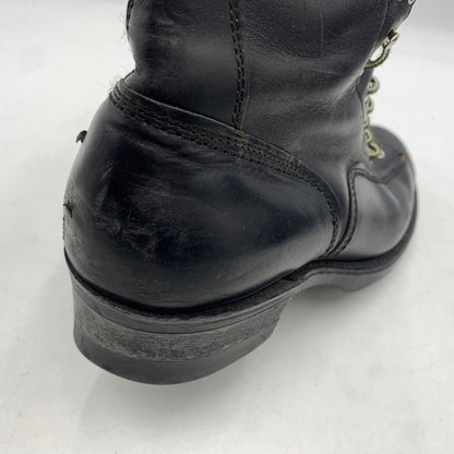 【現状渡し品】【メンズ】 UNKNOWN LACE UP BOOTS VINTAGE レースアップブーツ 靴 ロングブーツ ヴィンテージ 164-260606-ko-07-tei サイズ：8H カラー：ブラック 万代Net店