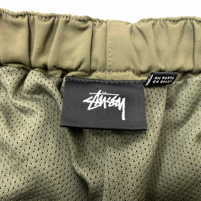 【中古品】【メンズ】 STUSSY ステューシー TRAINING PANT 116717 トレーニング パンツ ボトムス ナイロンパンツ 153-260602-ko-09-tei サイズ：S カラー：カーキ 万代Net店