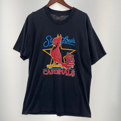 【中古品】【メンズ】 90S VINTAGE St Louis Cardinals セントルイスカージナルス SCREEN STARSタグ ヴィンテージ 145-260818-nm-67-tei サイズ：XL カラー：ブラック 万代Net店