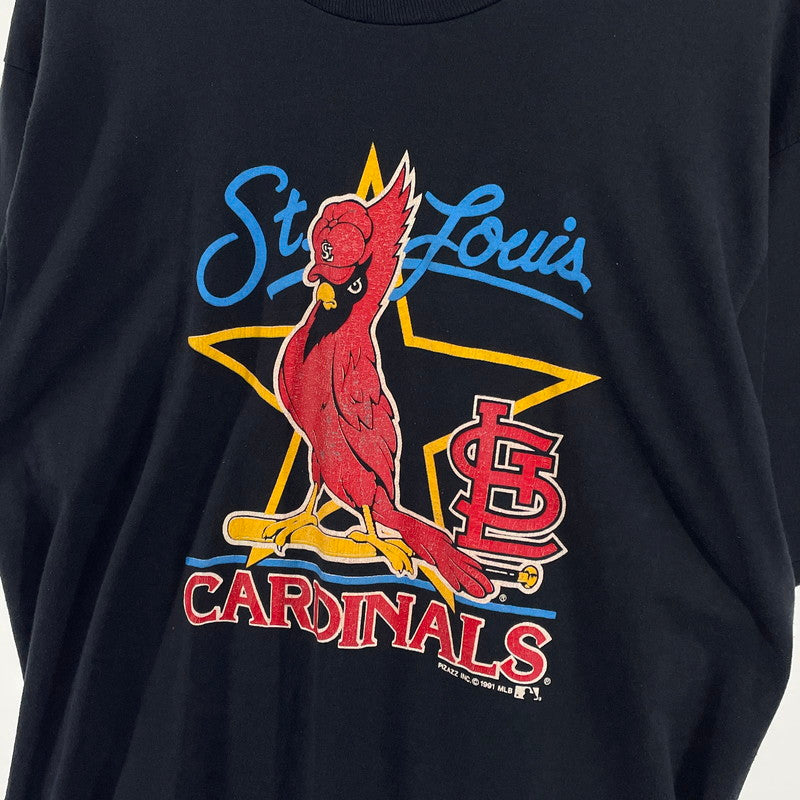 【中古品】【メンズ】 90S VINTAGE St Louis Cardinals セントルイスカージナルス SCREEN STARSタグ ヴィンテージ 145-260818-nm-67-tei サイズ：XL カラー：ブラック 万代Net店