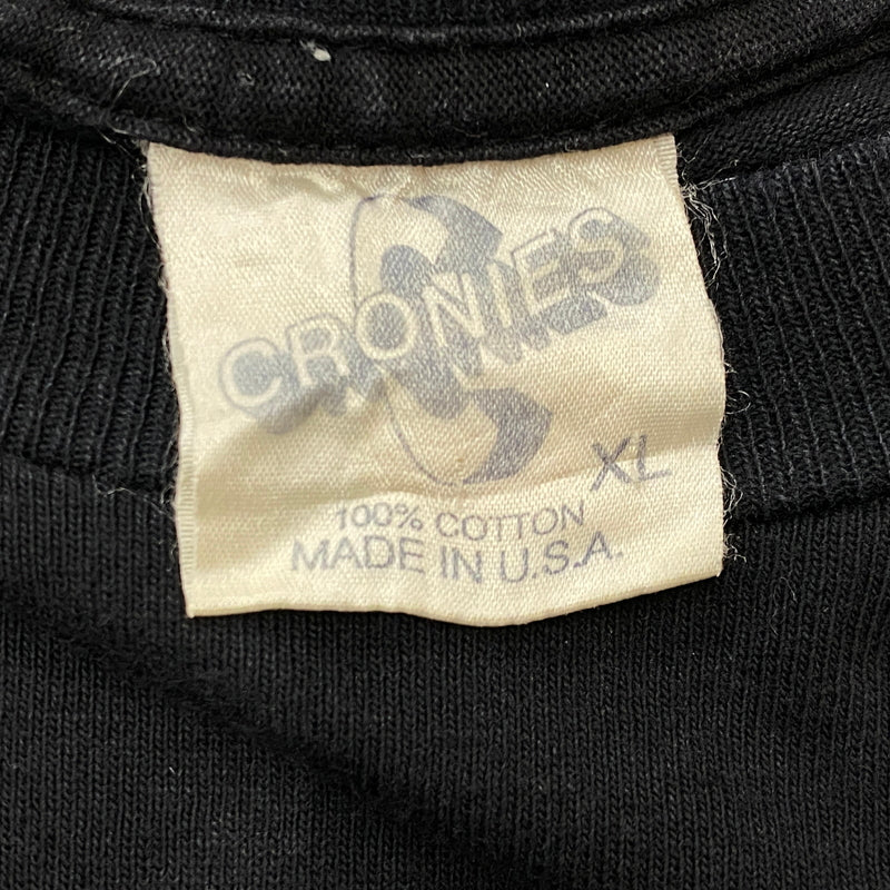 【中古品】【メンズ】 CRONIES クロニーズ LUIS MIGUEL TEE ルイス ミゲル Tシャツ 半袖 トップス 145-260829-sa-04-tei サイズ：XL カラー：ブラック 万代Net店