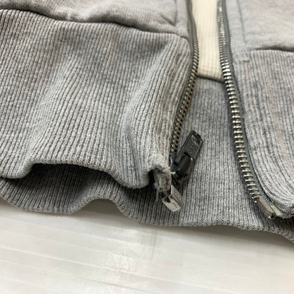 【現状渡し品】【メンズ】 Supreme シュプリーム ARC LOGO THERMAL ZIP UP SWEATSHIRT ロゴ サーマルジップアップ スウェットシャツ トップス フルジップパーカー 149-260602-ko-16-tei サイズ：L カラー：グレー 万代Net店