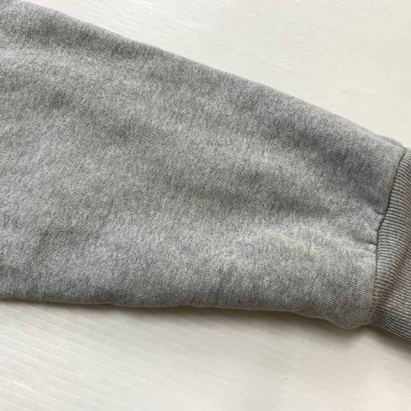 【現状渡し品】【メンズ】 Supreme シュプリーム ARC LOGO THERMAL ZIP UP SWEATSHIRT ロゴ サーマルジップアップ スウェットシャツ トップス フルジップパーカー 149-260602-ko-16-tei サイズ：L カラー：グレー 万代Net店