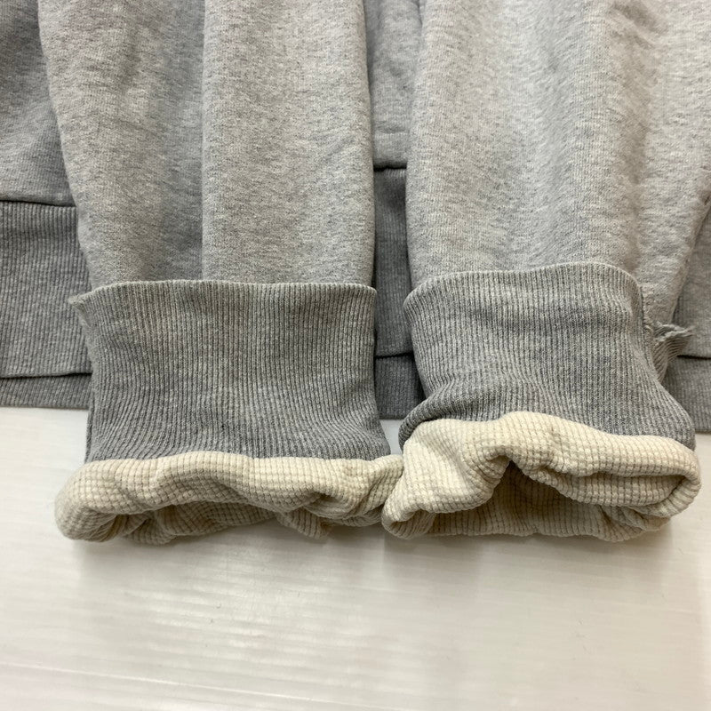 【現状渡し品】【メンズ】 Supreme シュプリーム ARC LOGO THERMAL ZIP UP SWEATSHIRT ロゴ サーマルジップアップ スウェットシャツ トップス フルジップパーカー 149-260602-ko-16-tei サイズ：L カラー：グレー 万代Net店