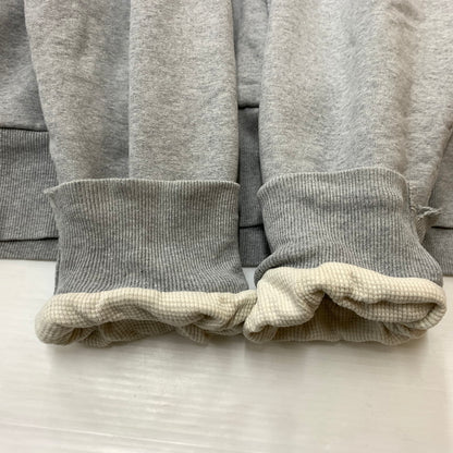 【現状渡し品】【メンズ】 Supreme シュプリーム ARC LOGO THERMAL ZIP UP SWEATSHIRT ロゴ サーマルジップアップ スウェットシャツ トップス フルジップパーカー 149-260602-ko-16-tei サイズ：L カラー：グレー 万代Net店
