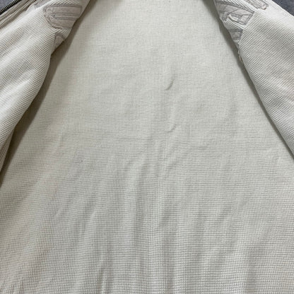 【現状渡し品】【メンズ】 Supreme シュプリーム ARC LOGO THERMAL ZIP UP SWEATSHIRT ロゴ サーマルジップアップ スウェットシャツ トップス フルジップパーカー 149-260602-ko-16-tei サイズ：L カラー：グレー 万代Net店
