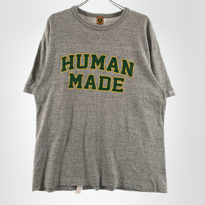【中古品】【メンズ】 HUMAN MADE ヒューマンメイド SS T-SHIRT #2307 "GRAY" ショートスリーブ Tシャツ 半袖 トップス 142-260615-yo-02-tei サイズ：表記消え カラー：グレー 万代Net店