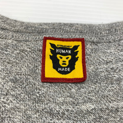 【中古品】【メンズ】 HUMAN MADE ヒューマンメイド SS T-SHIRT #2307 "GRAY" ショートスリーブ Tシャツ 半袖 トップス 142-260615-yo-02-tei サイズ：表記消え カラー：グレー 万代Net店