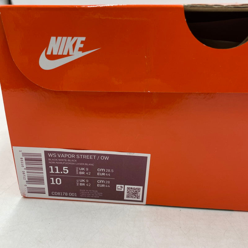 【中古美品】【メンズ】 NIKE×OFF-WHITE ナイキ オフホワイト CD8178-001 WMNS VAPOR STREET ヴェイパー ストリート ブラック スニーカー 靴 160-260706-nm-01-teih サイズ：wms28cm 万代Net店