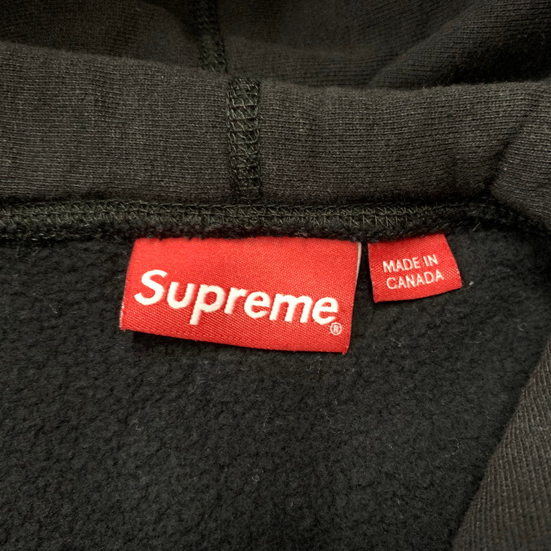【現状渡し品】【メンズ】 Supreme シュプリーム S LOGO HOODED SWEATSHIRT ロゴ フーデッド スウェットシャツ トップス プルオーバーパーカー 149-260602-ko-18-tei サイズ：M カラー：ブラック 万代Net店