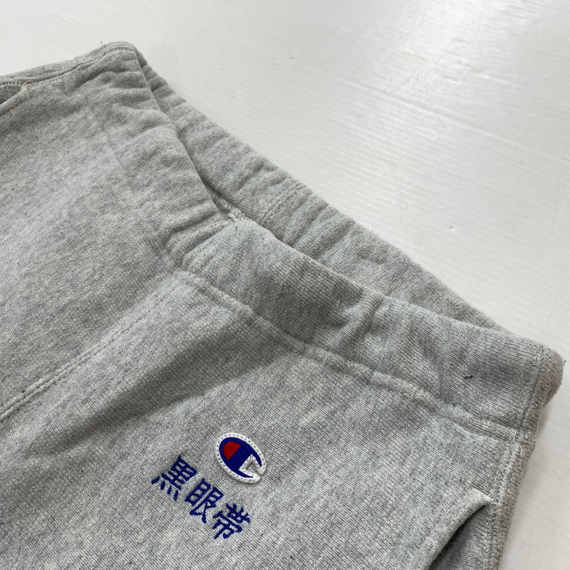 【中古品】【メンズ】 BlackEyePatch ブラックアイパッチ × Champion チャンピオン 別注 コラボ REVERSE WEAVE SWEAT PANT C8-W227 リバース ウィーヴ スウェット パンツ ボトムス 153-260602-ko-10-tei サイズ：S カラー：グレー 万代Net店