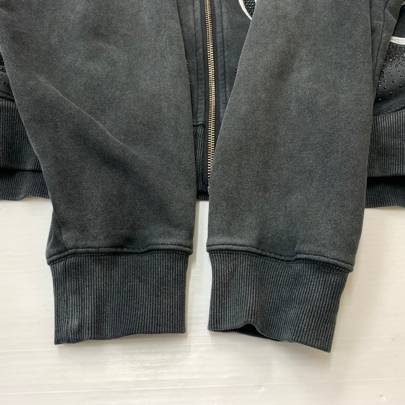 【中古品】【メンズ】 SUPPLIER サプライヤー FLAME STONE ZIP PARKA フレイム ストーン ジップアップ パーカー トップス フルジップフーディ 142-260602-ko-04-tei サイズ：L カラー：ブラック系 万代Net店