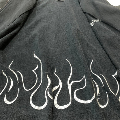 【中古品】【メンズ】 SUPPLIER サプライヤー FLAME STONE ZIP PARKA フレイム ストーン ジップアップ パーカー トップス フルジップフーディ 142-260602-ko-04-tei サイズ：L カラー：ブラック系 万代Net店