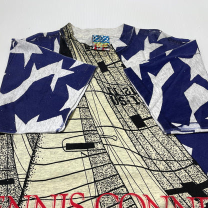 【現状渡し品】【メンズ】 ONEITA オニータ DENNIS CONER S/S TEE デニス コナー ショート スリーブ Tシャツ 半袖 トップス 145-260807-sa-11-tei サイズ：L カラー：総柄 万代Net店