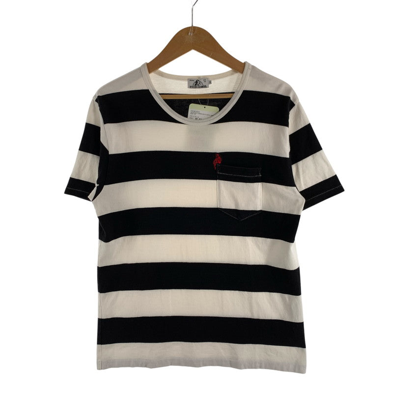 【中古品】【メンズ】 HYSTERIC GLAMOUR 0261CT17 DEVIL WOMAN POCKET TEE ヒステリックグラマー 半袖Tシャツ カットソー ブランド 古着 140-260627-gm-01-fuz サイズ：M カラー：ブラック 万代Net店