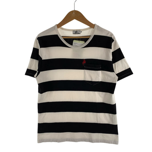 【中古品】【メンズ】 HYSTERIC GLAMOUR 0261CT17 DEVIL WOMAN POCKET TEE ヒステリックグラマー 半袖Tシャツ カットソー ブランド 古着 140-260627-gm-01-fuz サイズ：M カラー：ブラック 万代Net店