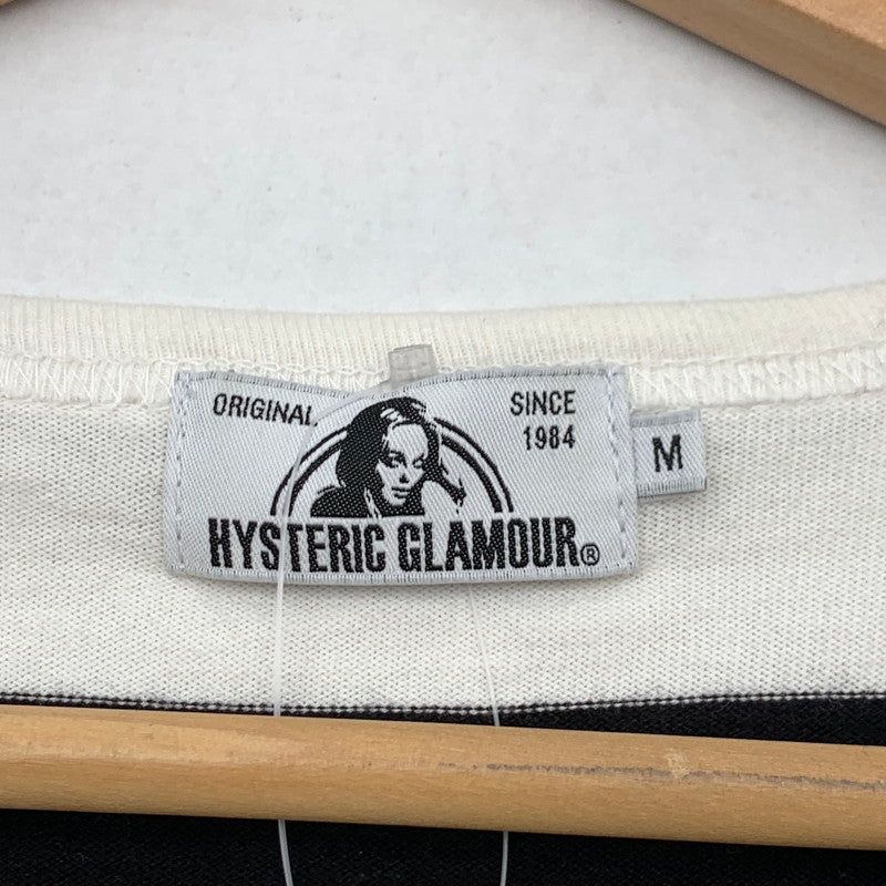 【中古品】【メンズ】 HYSTERIC GLAMOUR 0261CT17 DEVIL WOMAN POCKET TEE ヒステリックグラマー 半袖Tシャツ カットソー ブランド 古着 140-260627-gm-01-fuz サイズ：M カラー：ブラック 万代Net店