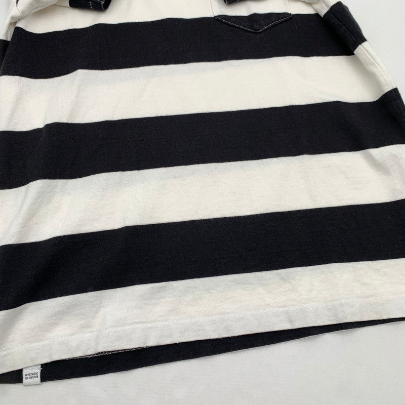 【中古品】【メンズ】 HYSTERIC GLAMOUR 0261CT17 DEVIL WOMAN POCKET TEE ヒステリックグラマー 半袖Tシャツ カットソー ブランド 古着 140-260627-gm-01-fuz サイズ：M カラー：ブラック 万代Net店