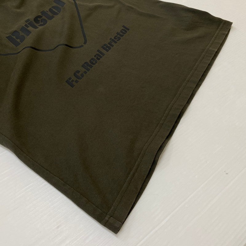 【中古品】【メンズ】 F.C.R.B. エフシーレアルブリストル EMBLEM S/S TEE FCRB-202075 エンブレム ショートスリーブ Tシャツ 半袖トップス 142-260716-ss-01-tei サイズ：S カラー：カーキ 万代Net店