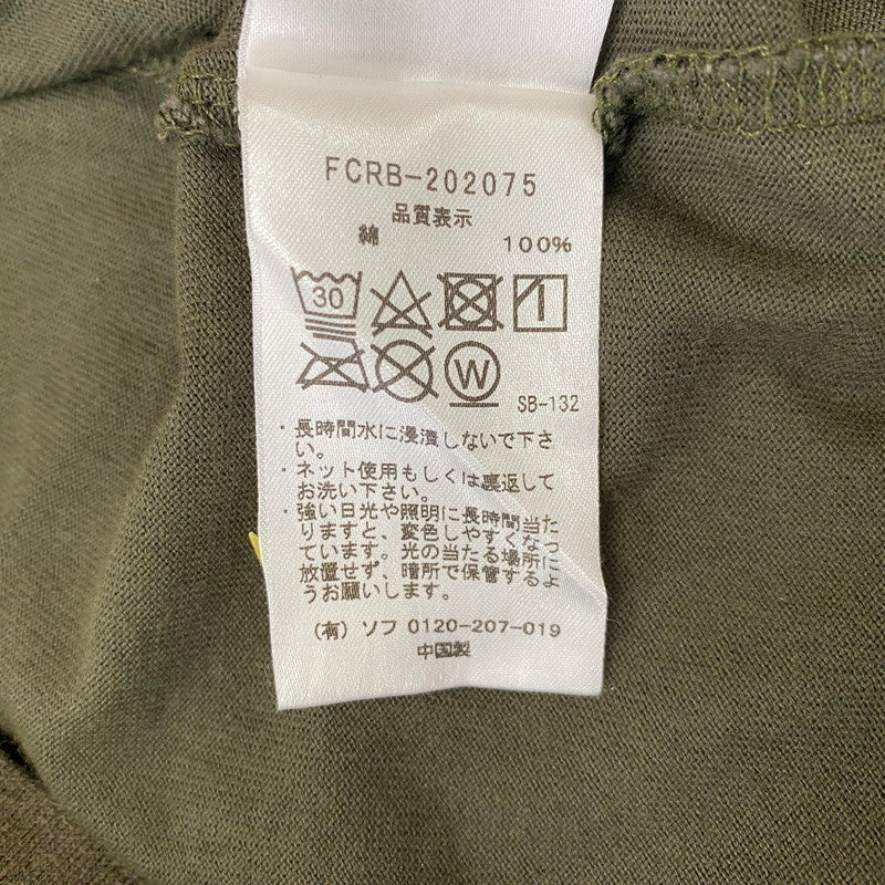 【中古品】【メンズ】 F.C.R.B. エフシーレアルブリストル EMBLEM S/S TEE FCRB-202075 エンブレム ショートスリーブ Tシャツ 半袖トップス 142-260716-ss-01-tei サイズ：S カラー：カーキ 万代Net店