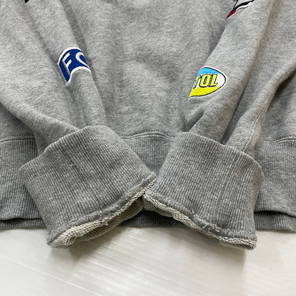 【中古品】【メンズ】 F.C.R.B. エフシーアールビー PATCH LOGO HOODIE FCRB-190058 パッチ ロゴ フーディ 長袖 トップス プルオーバーパーカー 142-260606-yo-19-tei サイズ：S カラー：グレー 万代Net店