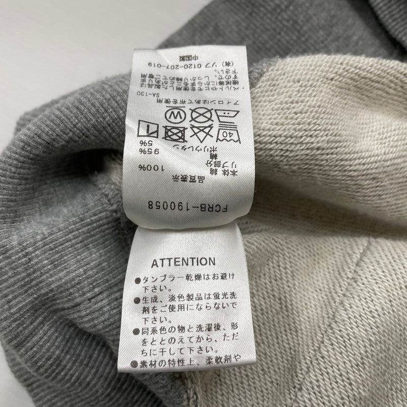 【中古品】【メンズ】 F.C.R.B. エフシーアールビー PATCH LOGO HOODIE FCRB-190058 パッチ ロゴ フーディ 長袖 トップス プルオーバーパーカー 142-260606-yo-19-tei サイズ：S カラー：グレー 万代Net店