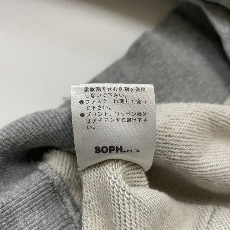【中古品】【メンズ】 F.C.R.B. エフシーアールビー PATCH LOGO HOODIE FCRB-190058 パッチ ロゴ フーディ 長袖 トップス プルオーバーパーカー 142-260606-yo-19-tei サイズ：S カラー：グレー 万代Net店