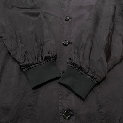 【中古品】【メンズ】 COMME DES GARCONS コムデギャルソン CUPRA STAFF COAT LS-C001 AD2017 キュプラ スタッフ コート ライトアウター ロングコート 140-260606-yo-21-tei サイズ：M カラー：ブラック 万代Net店