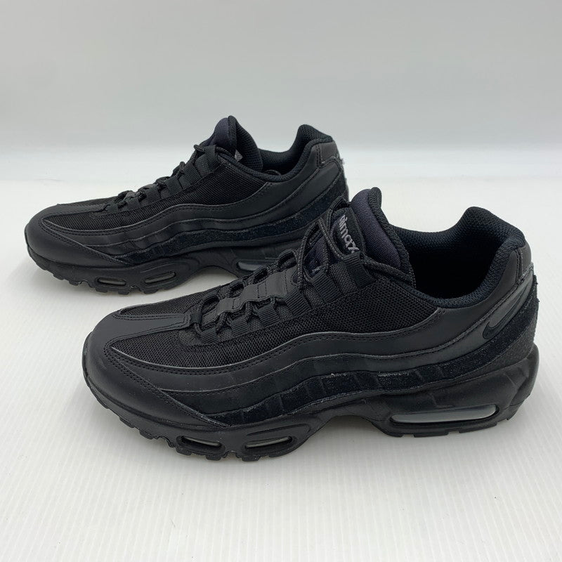 【中古品】【メンズ】 NIKE ナイキ AIR MAX 95 ESSENTIAL BLACK DARK GREY BLACK CI3705-001 エアマックス95 エッセンシャル スニーカー 靴 シューズ 160-260917-ko-14-teih サイズ：27.5cm カラー：ブラック 万代Net店