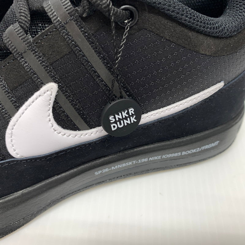 【中古品】【メンズ】 NIKE ナイキ × FRAGMENT フラグメント 別注 コラボ BOOK 2 LE EP IO9985-900 ブック2 スニーカー 靴 シューズ 160-260624-ko-02-tei サイズ：25.5cm カラー：ブラック 万代Net店