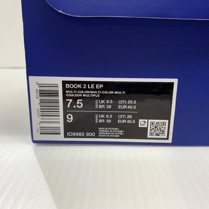 【中古品】【メンズ】 NIKE ナイキ × FRAGMENT フラグメント 別注 コラボ BOOK 2 LE EP IO9985-900 ブック2 スニーカー 靴 シューズ 160-260624-ko-02-tei サイズ：25.5cm カラー：ブラック 万代Net店