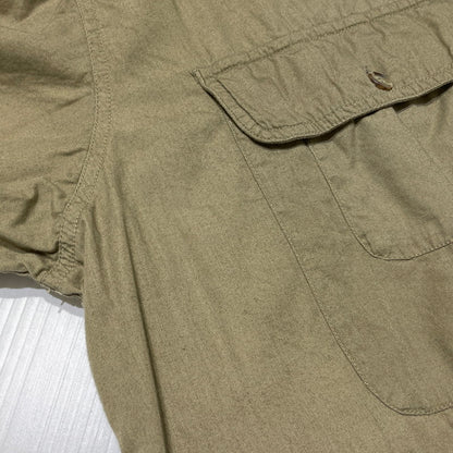 【中古品】【メンズ】 BANANA PUBLIC バナナ パブリック EPAULET WORK S/S SHIRT エポーレット ワーク ショートスリーブ シャツ 半袖 トップス 147-260723-sa-07-tei サイズ：M カラー：ブラウン 万代Net店