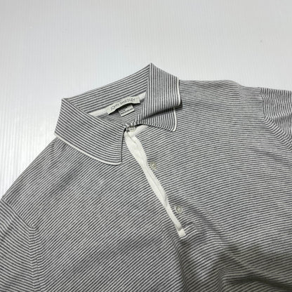 【中古品】【メンズ】 JOHN SMEDLEY ジョンスメドレー SS STRIPE POLOSHIRT ショートスリーブ ストライプ ポロシャツ 半袖 トップス 147-260806-yo-18-tei サイズ：M カラー：グレー 万代Net店
