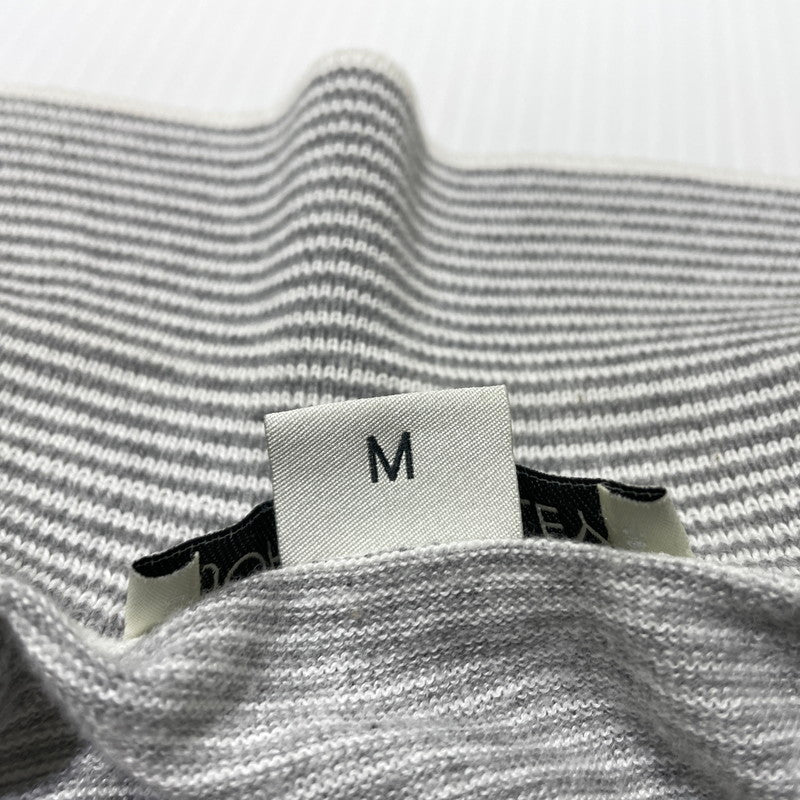 【中古品】【メンズ】 JOHN SMEDLEY ジョンスメドレー SS STRIPE POLOSHIRT ショートスリーブ ストライプ ポロシャツ 半袖 トップス 147-260806-yo-18-tei サイズ：M カラー：グレー 万代Net店