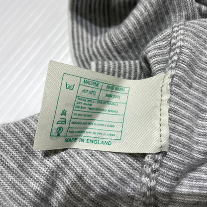 【中古品】【メンズ】 JOHN SMEDLEY ジョンスメドレー SS STRIPE POLOSHIRT ショートスリーブ ストライプ ポロシャツ 半袖 トップス 147-260806-yo-18-tei サイズ：M カラー：グレー 万代Net店