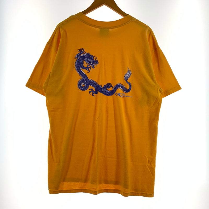 【中古品】【メンズ】 O'NEILL オニール 90's DRAGON PRINT S/S TEE 90年代ドラゴン プリント ショートスリーブ Tシャツ 半袖 トップス 145-260716-ko-01-tei サイズ：L カラー：イエロー 万代Net店