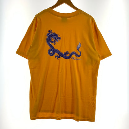 【中古品】【メンズ】 O'NEILL オニール 90's DRAGON PRINT S/S TEE 90年代ドラゴン プリント ショートスリーブ Tシャツ 半袖 トップス 145-260716-ko-01-tei サイズ：L カラー：イエロー 万代Net店
