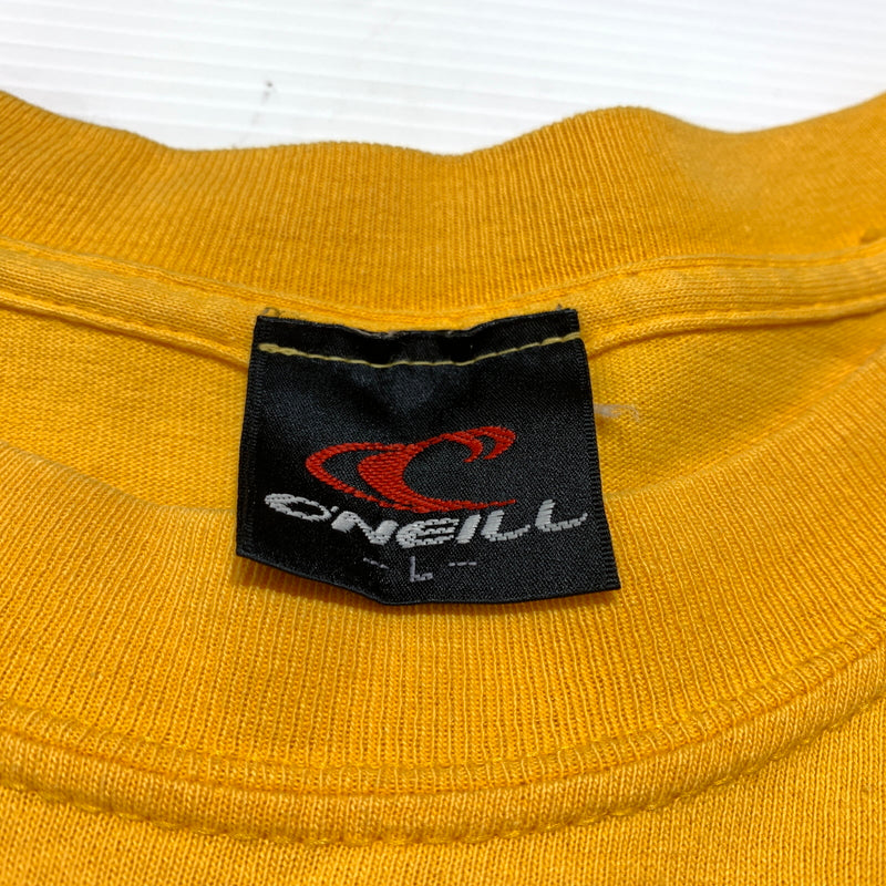 【中古品】【メンズ】 O'NEILL オニール 90's DRAGON PRINT S/S TEE 90年代ドラゴン プリント ショートスリーブ Tシャツ 半袖 トップス 145-260716-ko-01-tei サイズ：L カラー：イエロー 万代Net店