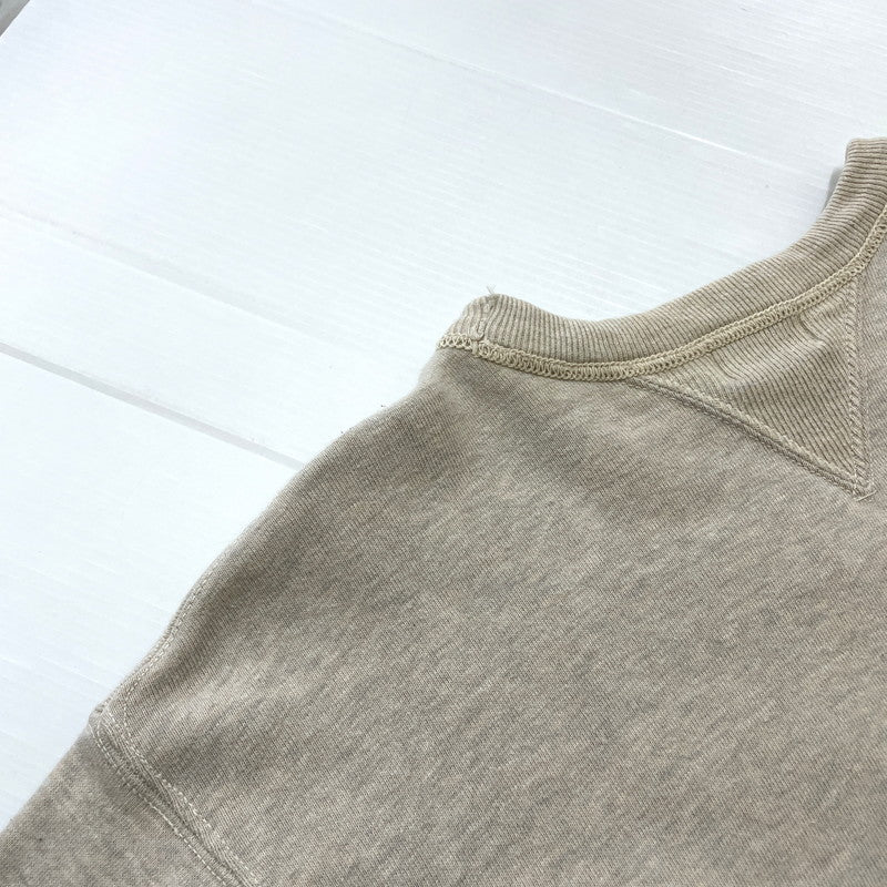 【中古品】【メンズ】 WAREHOUSE ウエアハウス DAVENPORT SWEAT ダベンポート スウェット 長袖 トップス 145-260606-yo-12-tei サイズ：42 カラー：ベージュ 万代Net店