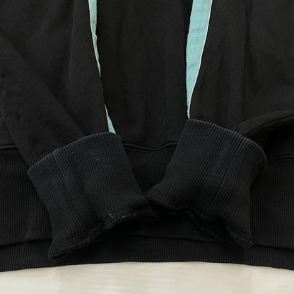 【中古品】【メンズ】 ACNE STUDIOS アクネステュディオス SLEEVE TAPE HOODIE FN-MN-SWEA000023 スリーブ テープ フーディ 長袖 トップス プルオーバーパーカー 140-260606-yo-17-tei サイズ：S カラー：ブラック/ブルー 万代Net店