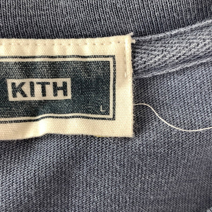 【中古品】【メンズ】 KITH キス L/S LAX TEE 21-070-060-0003-1-0 ロングスリーブ ラックス Tシャツ 長袖 142-260615-yo-08-tei サイズ：L カラー：ネイビー 万代Net店