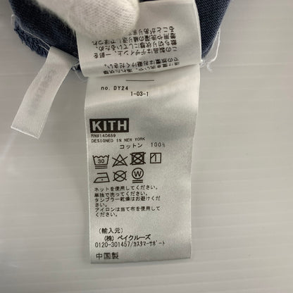【中古品】【メンズ】 KITH キス L/S LAX TEE 21-070-060-0003-1-0 ロングスリーブ ラックス Tシャツ 長袖 142-260615-yo-08-tei サイズ：L カラー：ネイビー 万代Net店