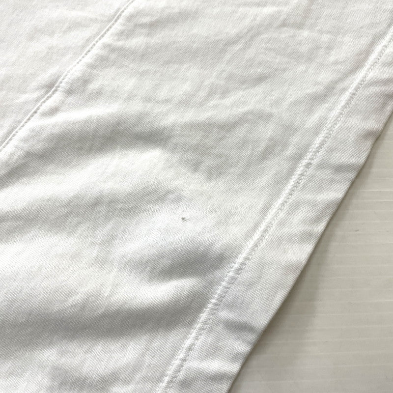 【中古品】【メンズ】 MONCLER モンクレール LOGO SS TEE H10918C00038 829H8 ロゴ ショートスリーブ Tシャツ 半袖 トップス 141-260606-yo-07-tei サイズ：L カラー：ホワイト 万代Net店