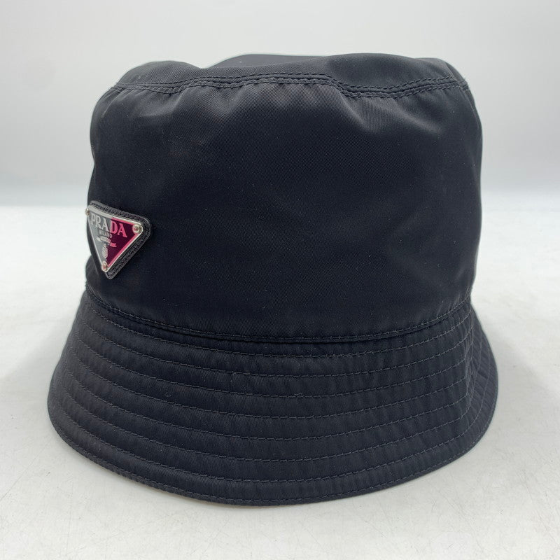 中古品】【メンズ】 PRADA プラダ RE-NYLON BUCKET HAT P101 2021
