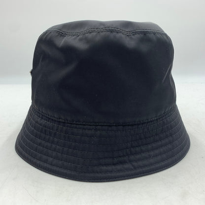 【中古品】【メンズ】 PRADA プラダ RE-NYLON BUCKET HAT P101 2021 29091 ナイロン トライアングルタグ バケットハット 帽子 185-260606-ko-09-tei サイズ：L カラー：ブラック 万代Net店