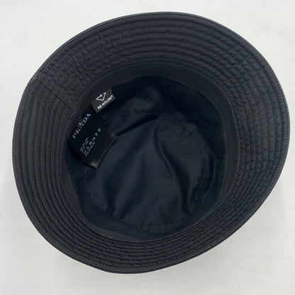 【中古品】【メンズ】 PRADA プラダ RE-NYLON BUCKET HAT P101 2021 29091 ナイロン トライアングルタグ バケットハット 帽子 185-260606-ko-09-tei サイズ：L カラー：ブラック 万代Net店