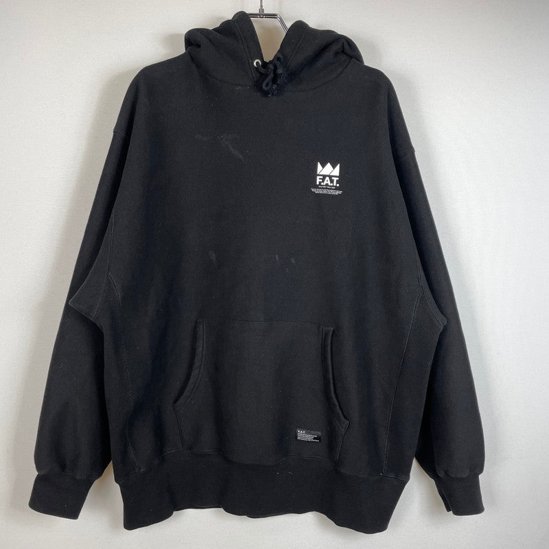 【中古品】【メンズ】 FAT エフエーティー MILL HOODIE F32320-SW04 ミル フーディー トップス プルオーバーパーカー 142-260711-ss-06-tei サイズ：FAT カラー：ブラック 万代Net店